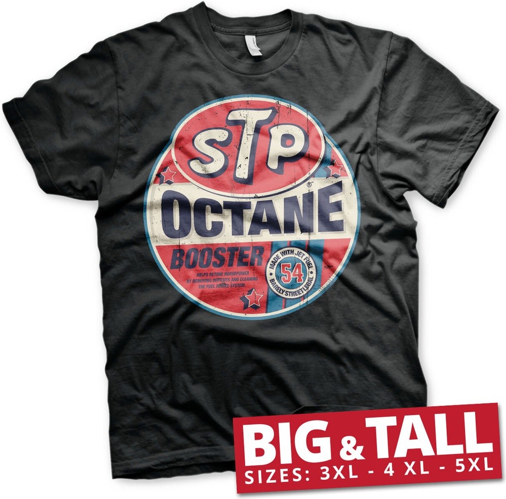 STP Octane Booster Big & Tall T-Shirt Schwarz - Herren / Unisex
