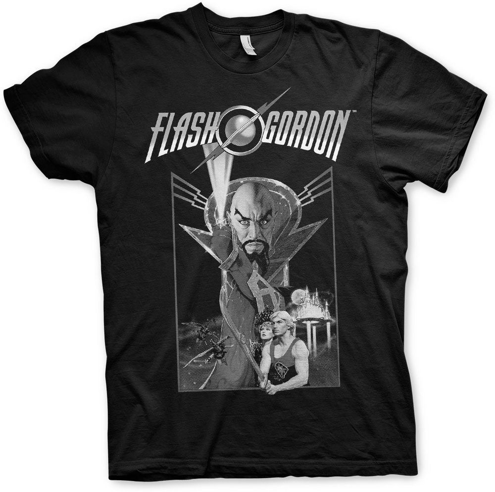 Flash Gordon Vintage Poster T-Shirt KF-1-FG006-H67-12 - Herren / Unisex
