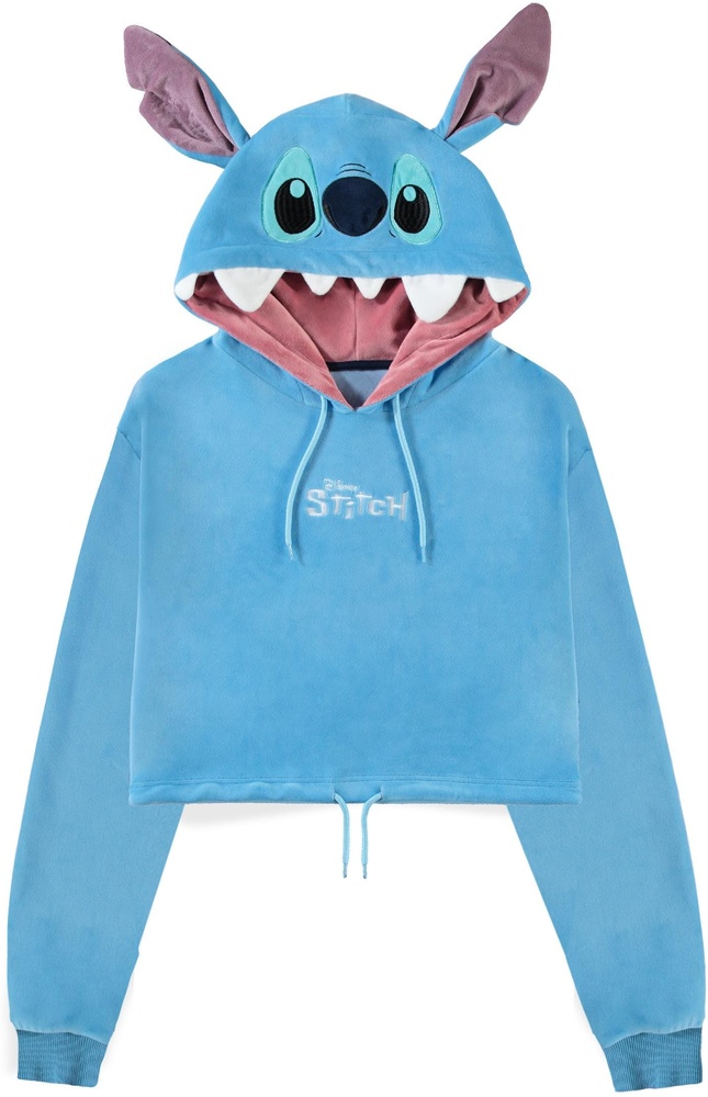 Lilo & Stitch - Stitch - Women's Novelty Cropped Hoodie - Herren / Unisex