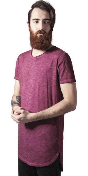 Urban Classics T-Shirt Long Back Shaped Spray Dye Tee TB1231