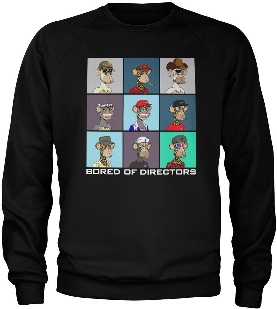 Bored of Directors Bod Nft Portraits Sweatshirt Schwarz - Herren / Unisex