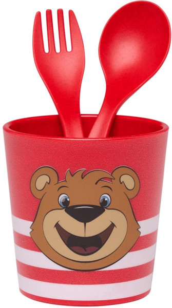 FC Bayern München Becher + Besteck Set Berni 2teilig 31431