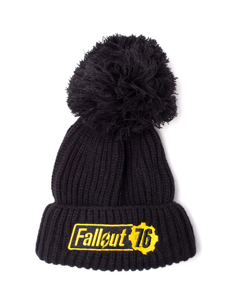 Fallout Beanies Fallout - Fallout 76 Logo Bobble Beanie Black