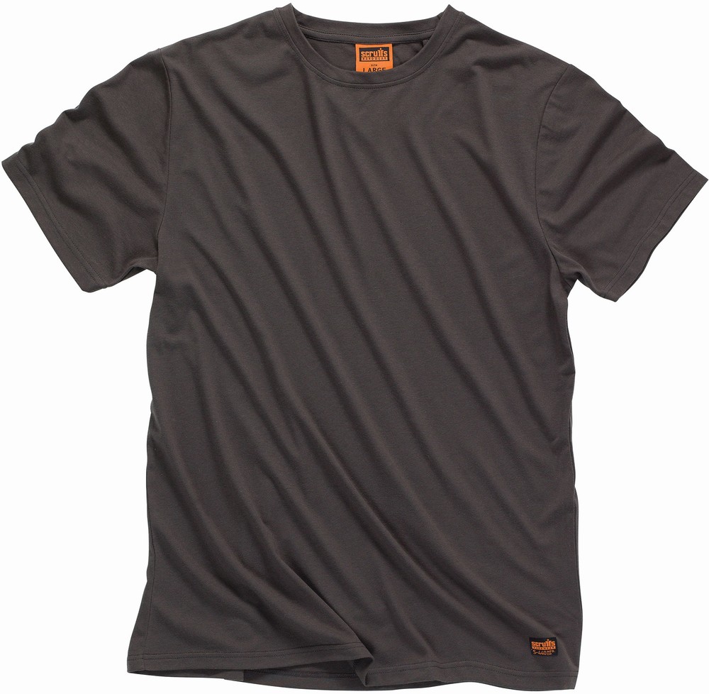 Scruffs T-Shirt T-Shirt „Worker“ -Grau - Herren / Unisex