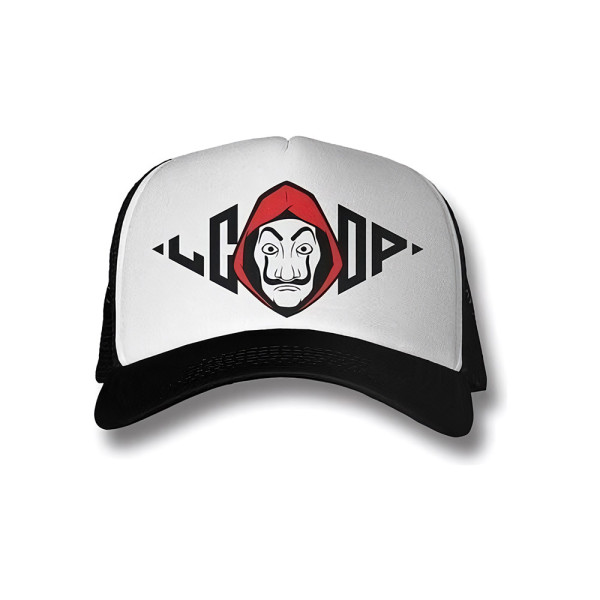 La Casa De Papel Trucker Cap WhiteBlack