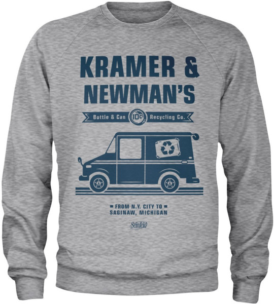 Seinfeld Kramer & Newman's Recycling Co Sweatshirt Heather-Grey