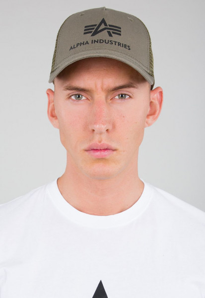 Alpha Industries Basic Trucker Cap Dark Green