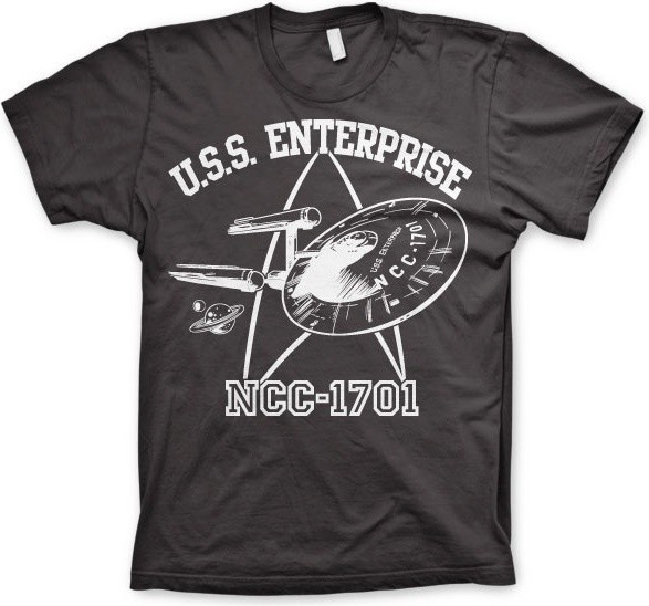Star Trek U.S.S. Enterprise T-Shirt Dark-Grey