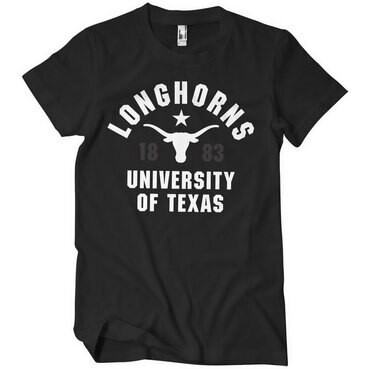University of Texas Longhorns Since 1883 T-Shirt Black
