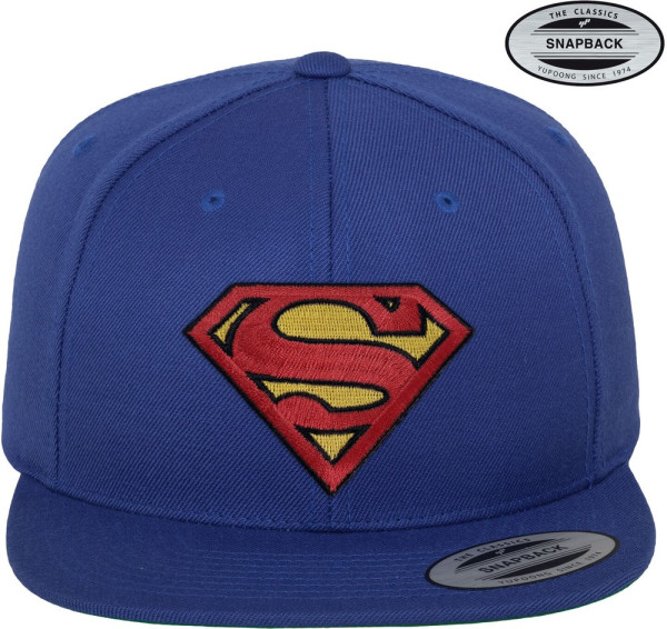 Superman Premium Snapback Cap Blue