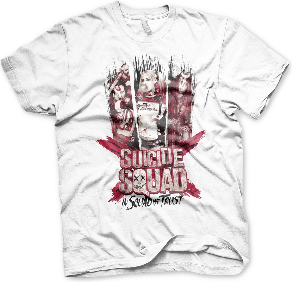 Suicide Squad Girl Power T-Shirt Weiß - Herren / Unisex