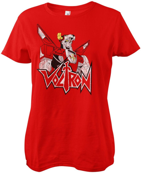 Voltron Damen T-Shirt Retro Girly Tee UV-5-VOLT004-H73-5