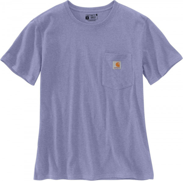 Carhartt Damen Workw Pocket S/S T-Shirt Soft Lavender Heather