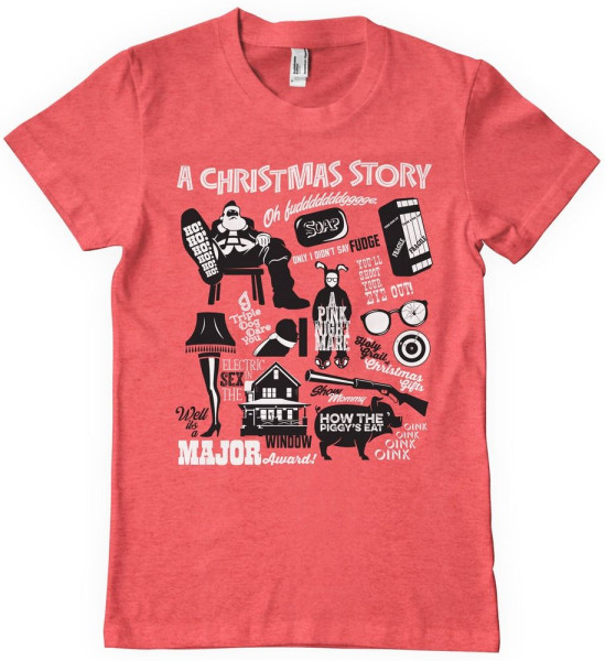 A Christmas Story T-Shirt Icons T-Shirt WB-1-ACS001-H77-13