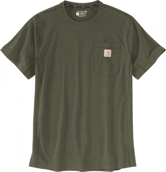 Carhartt Force Flex Pocket T-Shirts S/S Basil Heather