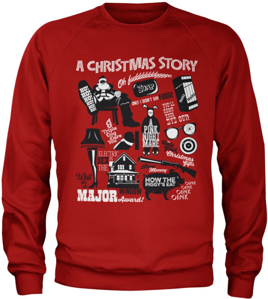 A Christmas Story Sweatshirt Icons Sweatshirt WB-3-ACS001-H77-13