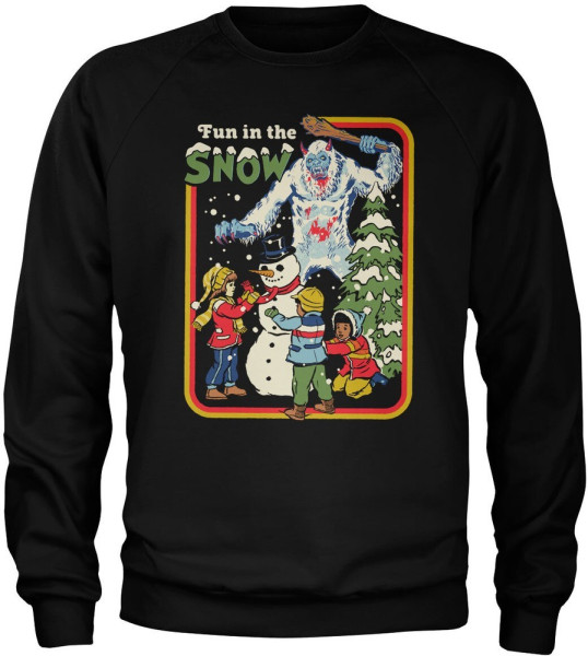 Steven Rhodes Fun In The Snow Sweatshirt Black
