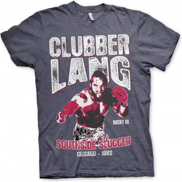 Rocky III Clubber Lang T-Shirt Navy-Heather