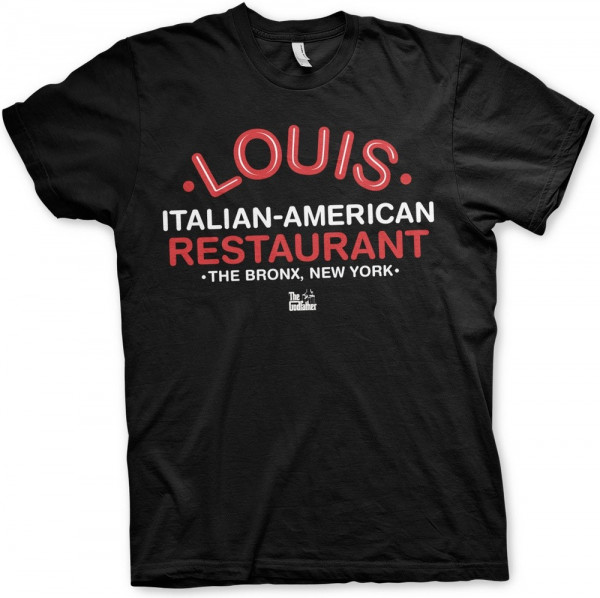 The Godfather Louis Restaurant T-Shirt Black