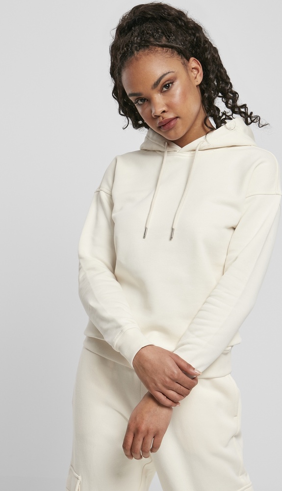 Urban Classics Damen Hoodie Ladies Organic Hoody Weißsand - Damen