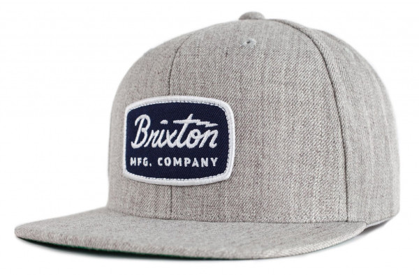 Brixton Cap Jolt Snapback Light Heather Grey