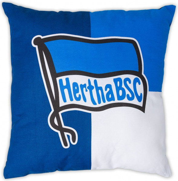 Hertha BSC Berlin Dekokissen Kacheln Fußball Blau/Weiß