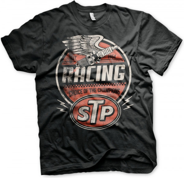STP Vintage Racing T-Shirt Black