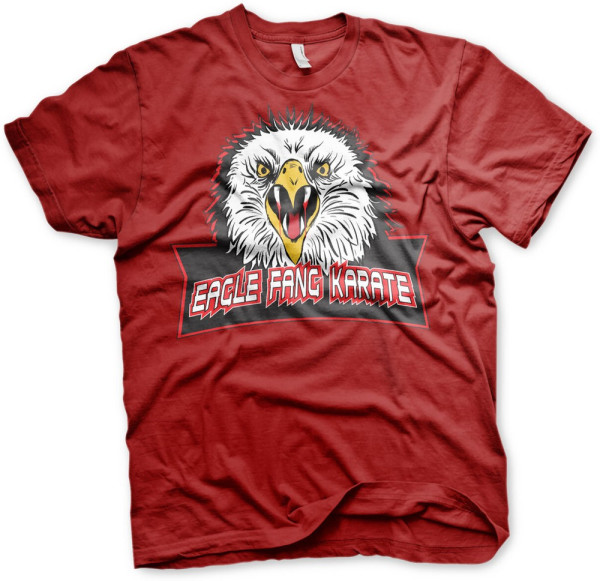 Cobra Kai Eagle Fang Karate T-Shirt Tango-Red