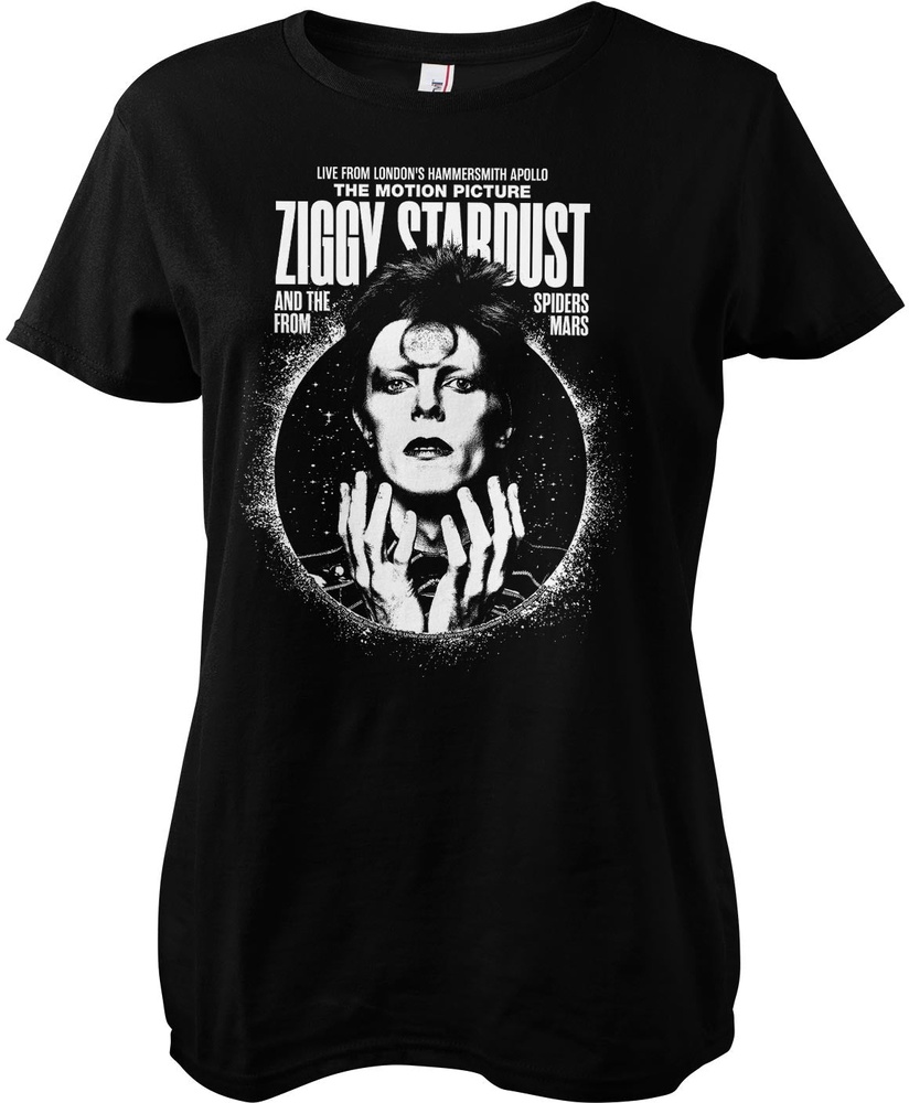 David Bowie Damen Ziggy Stardust Girly Tee PS-5-DBO003-H68-7 - Damen