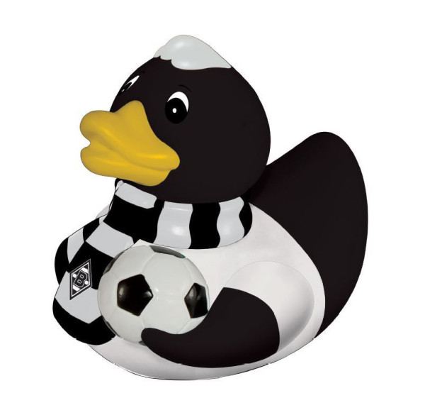 Borussia Mönchengladbach Kinder Badeente Fan Fussball Schwarz/Weiß