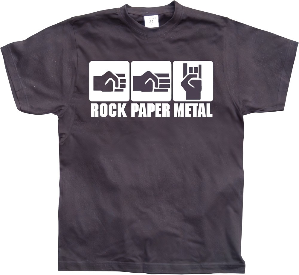Hybris Rock-Paper-Metal Schwarz - Herren / Unisex
