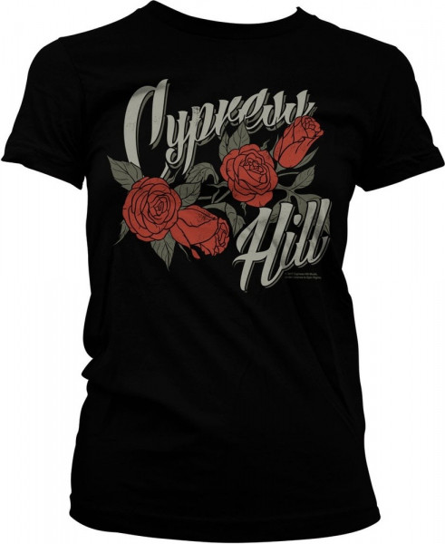Cypress Hill Flower Girly Tee Damen T-Shirt Black