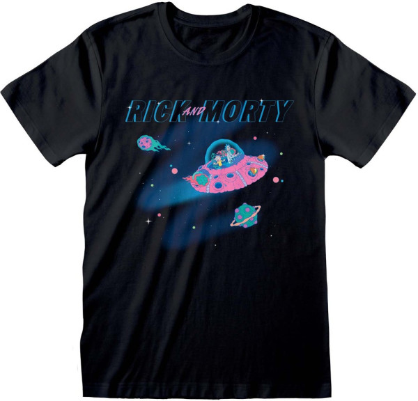 Rick And Morty - In Space T-Shirt Black