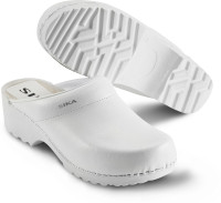 Sika Schuh Traditionell Clog Weiß
