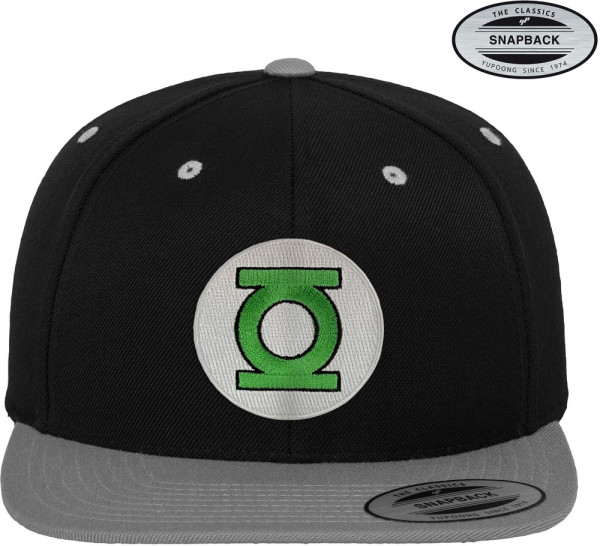 Green Lantern Premium Snapback Cap Black-Dark-Grey