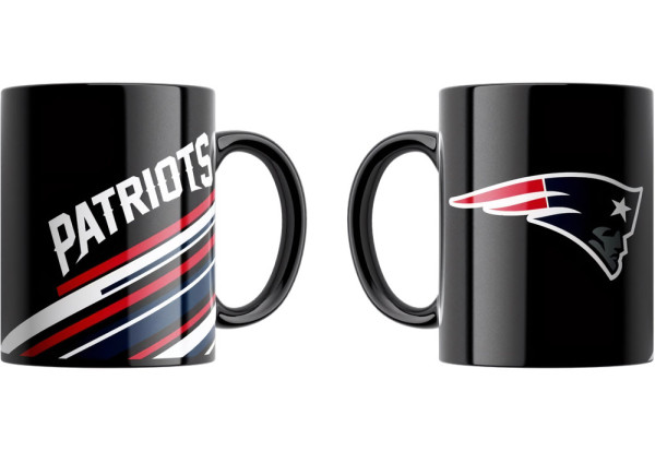 New England Patriots Tasse „Stripes“ 330ml American Football NFL Blau