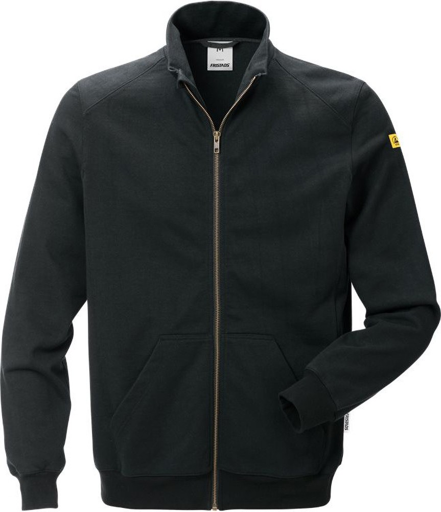 Fristads ESD Sweatjacke 4080 XSM Schwarz - Herren / Unisex