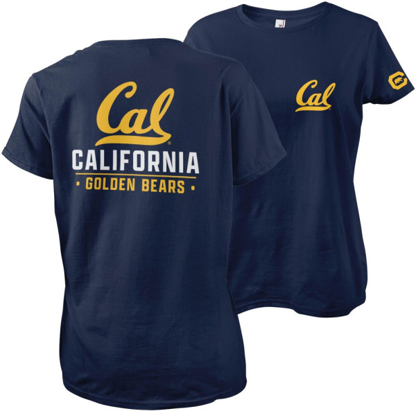 Berkeley University of California Bears Girly Tee Damen T-Shirt Navy