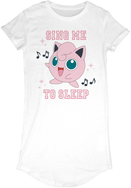 Pokémon Pokemon - Sing Me To Sleep (T-Shirt Dress) Damen Kleid White