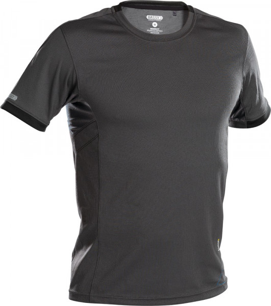 Dassy T-Shirt Nexus PES04 Anthrazitgrau/Schwarz