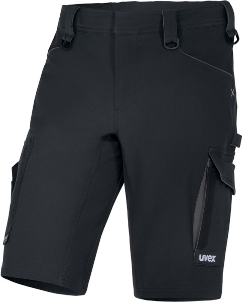 Uvex Arbeitshose, Bermuda Shorts SuXXeed Craft Schwarz, Graphit