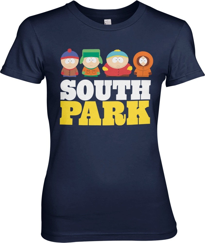 South Park Girly Tee Damen T-Shirt Blau - Damen