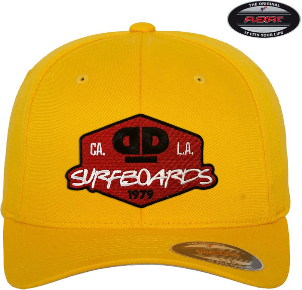 Dope & Deep Surfboards Flexfit Cap Yellow