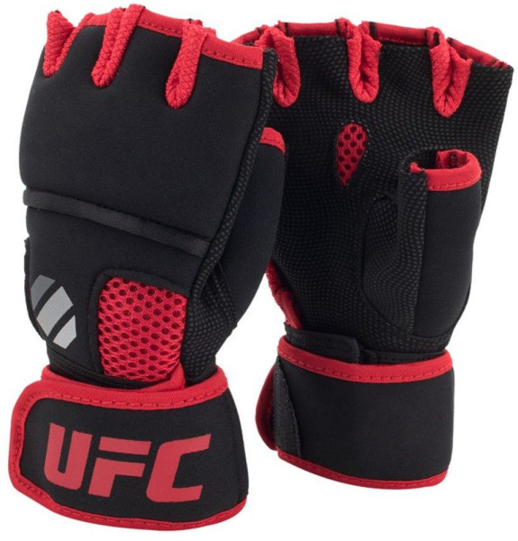UFC Contender Quick Wrap Inner Glove Weiß EVA Knuckle Schwarz/Rot