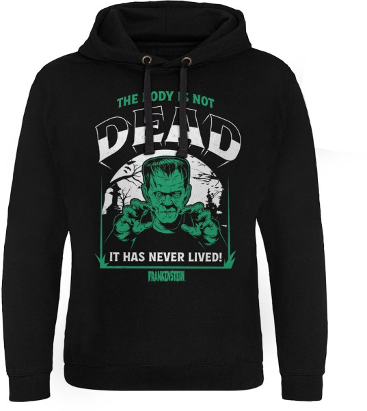 Universal Monsters Frankenstein The Body Is Not Dead Epic Hoodie UV-37-MON011-H39-6