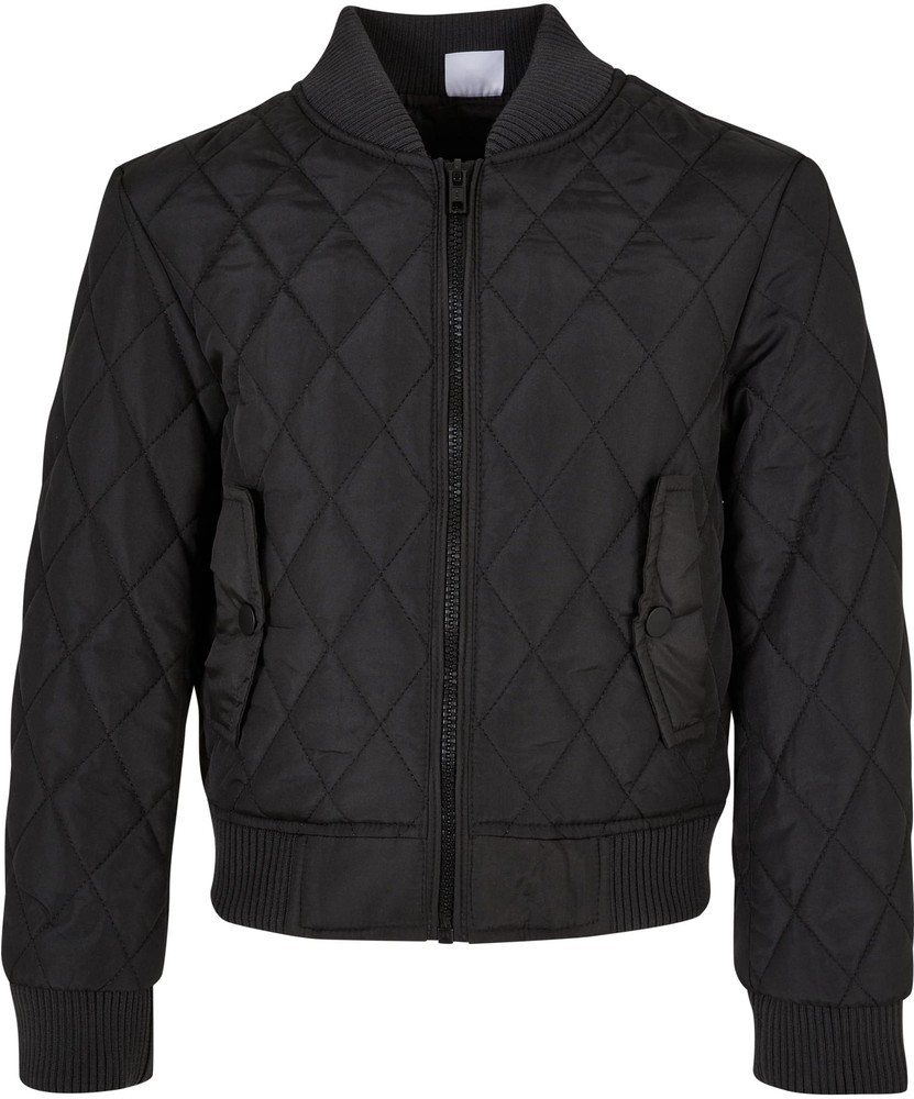 Urban Classics Mädchen Jacke Girls Diamond Quilt Nylon Jacke - Herren / Unisex