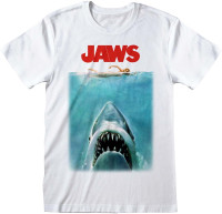 Jaws - Poster T-Shirt White Jaws - Poster T-Shirt White