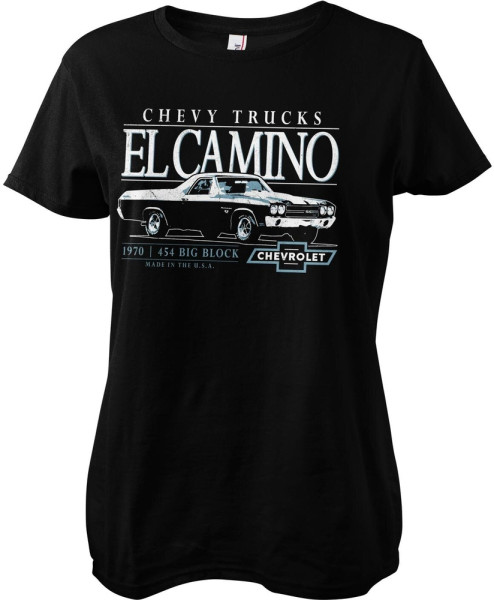 El Camino Damen T-Shirt Chevy Big Block Girly Tee GM-5-ELCA001-H60-10