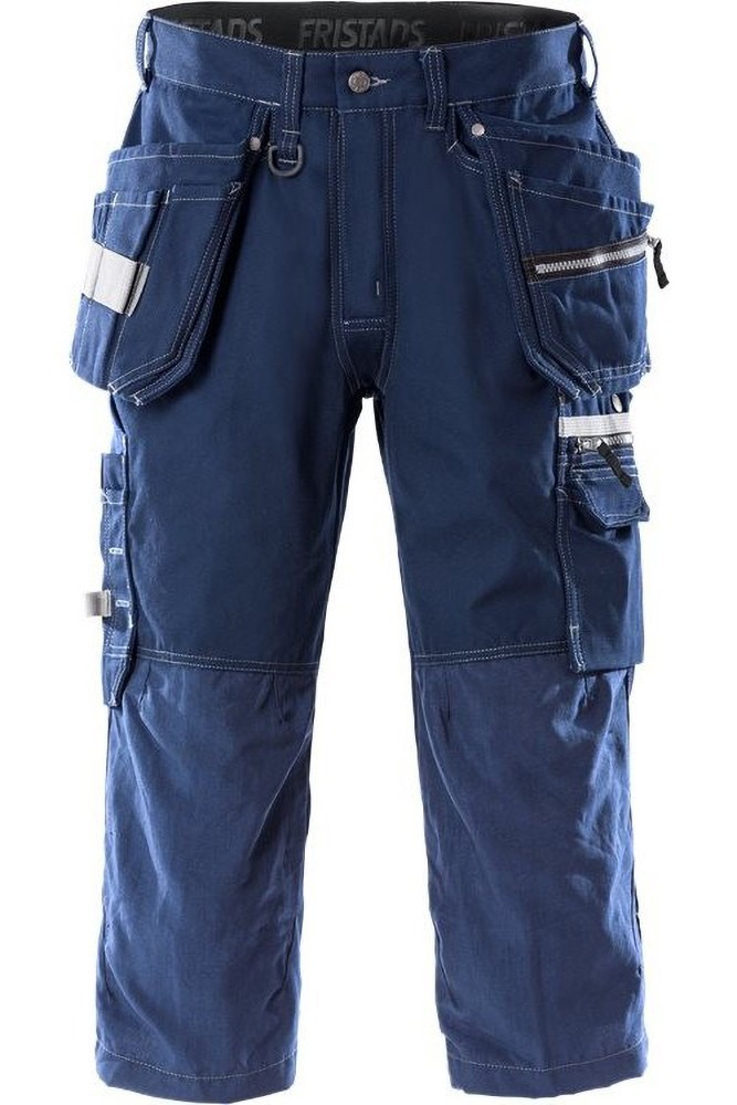 Fristads 3/4 Hose 3/4 Handwerkerhose 2124 CYD Marineblau - Herren / Unisex