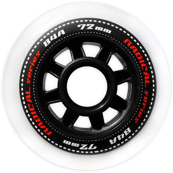 Tempish Universal Inliner Zubehör Inliner Rollen RADICAL 72 mm 84A Set 4 Stk 13686